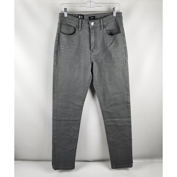 Express Jeans Mens 30x32 Gray Slim Fit Straight Leg Denim NWT